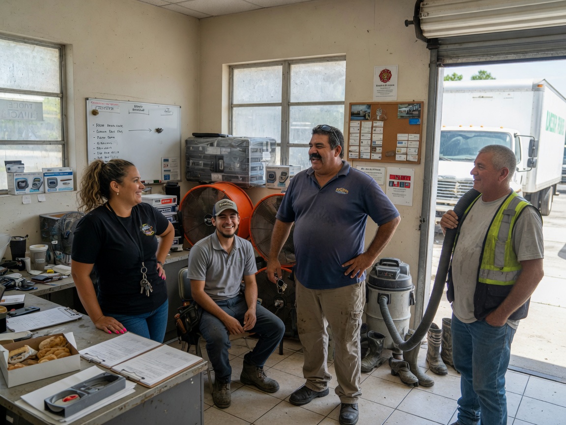 The EZ Dry Restoration team