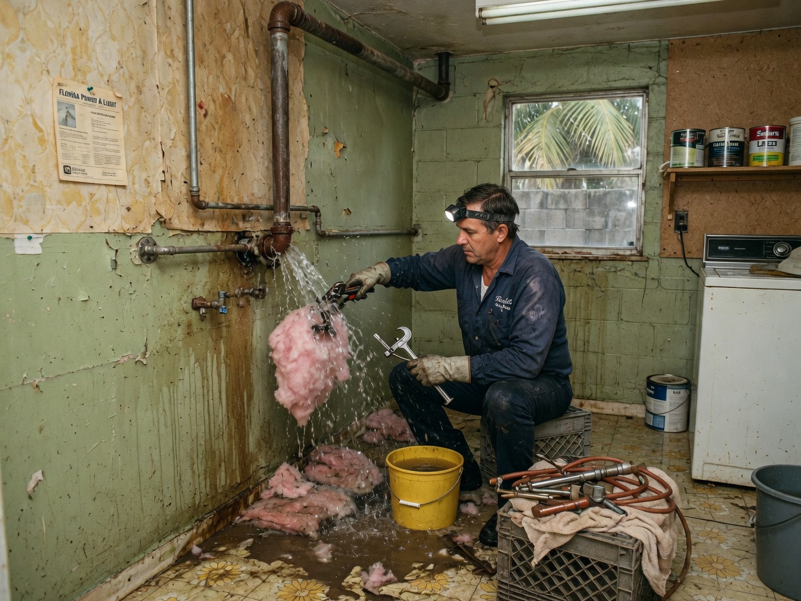 Fixing Burst Pipes in Pre-1980s Davie Houses