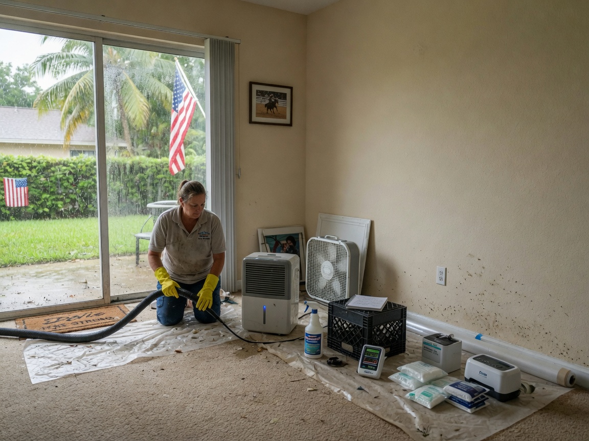 Preventing Mold Growth After Summer Storms in Davie